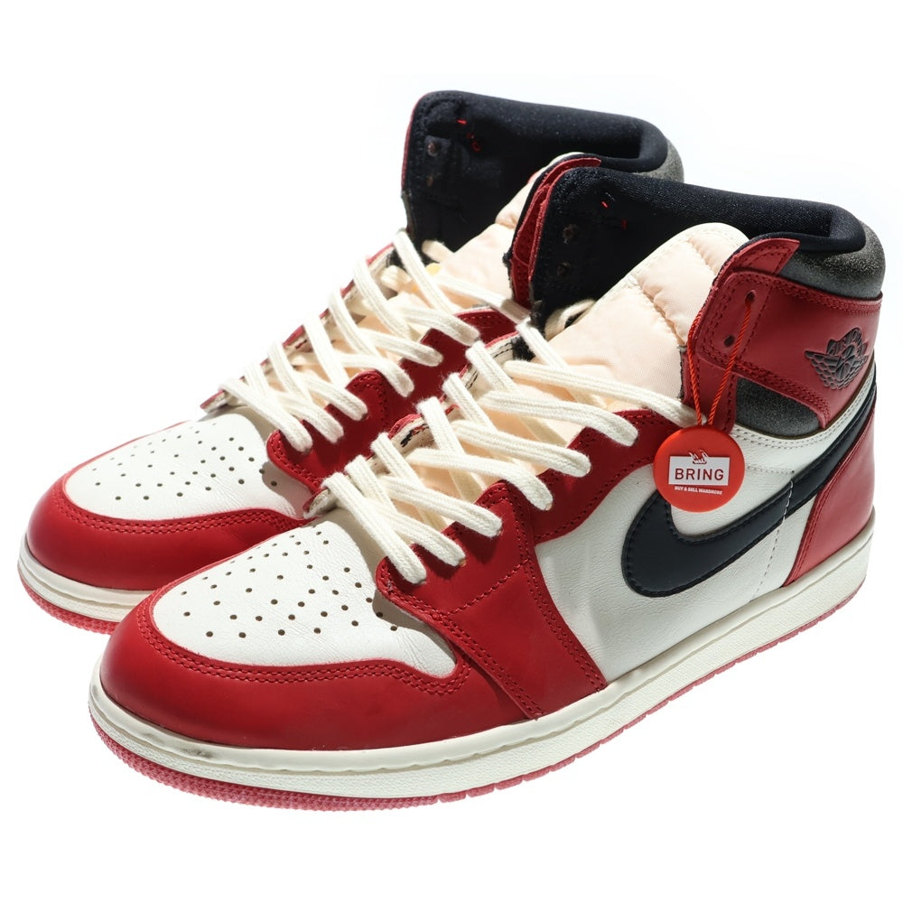 NIKE(ナイキ) AIR JORDAN 1 LOST&FOUND DZ5485-612 エアジョーダン1 ロスト&ファウンド シカゴ ハイカットスニーカー ホワイト/レッド US12/30.0cm