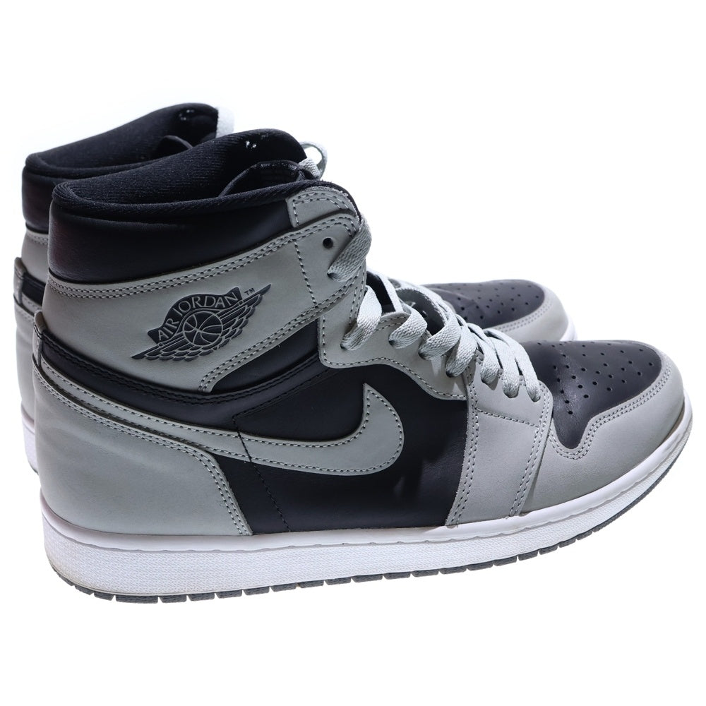 NIKE(ナイキ) AIR JORDAN 1 HIGH OG SHADOW 2.05 555088-035 エアジョーダン1 シャドー2.0 ハイカットスニーカー ブラック/グレー US12/30.0cm