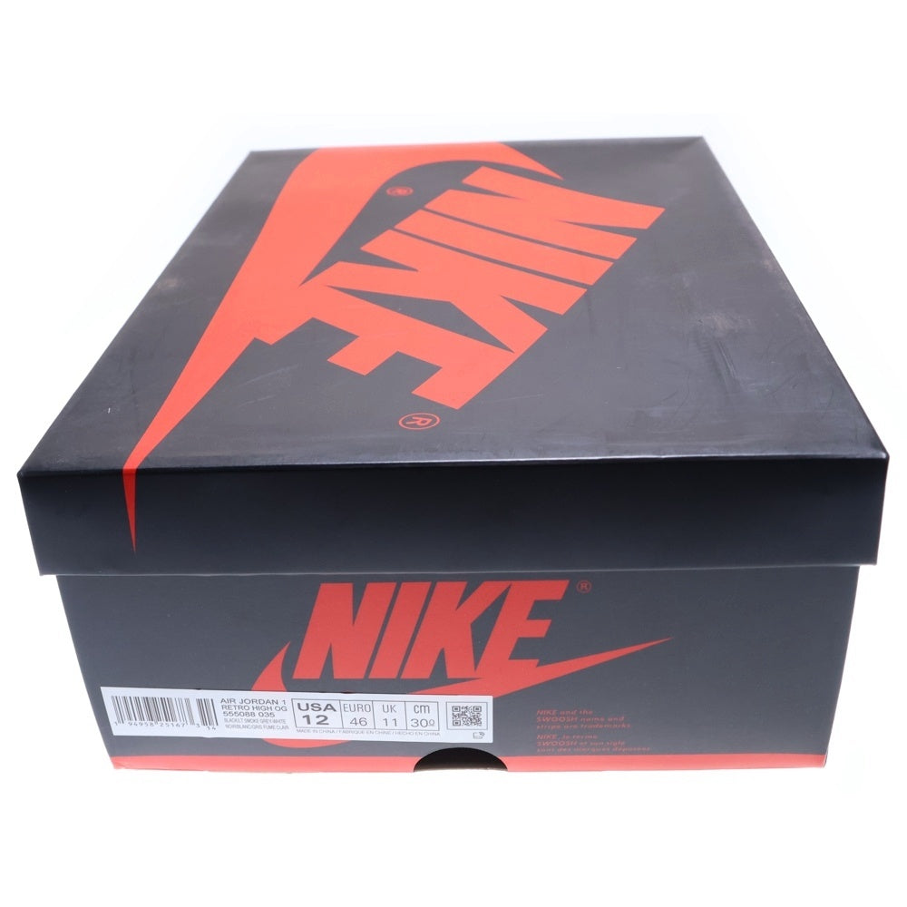 NIKE(ナイキ) AIR JORDAN 1 HIGH OG SHADOW 2.05 555088-035 エアジョーダン1 シャドー2.0 ハイカットスニーカー ブラック/グレー US12/30.0cm