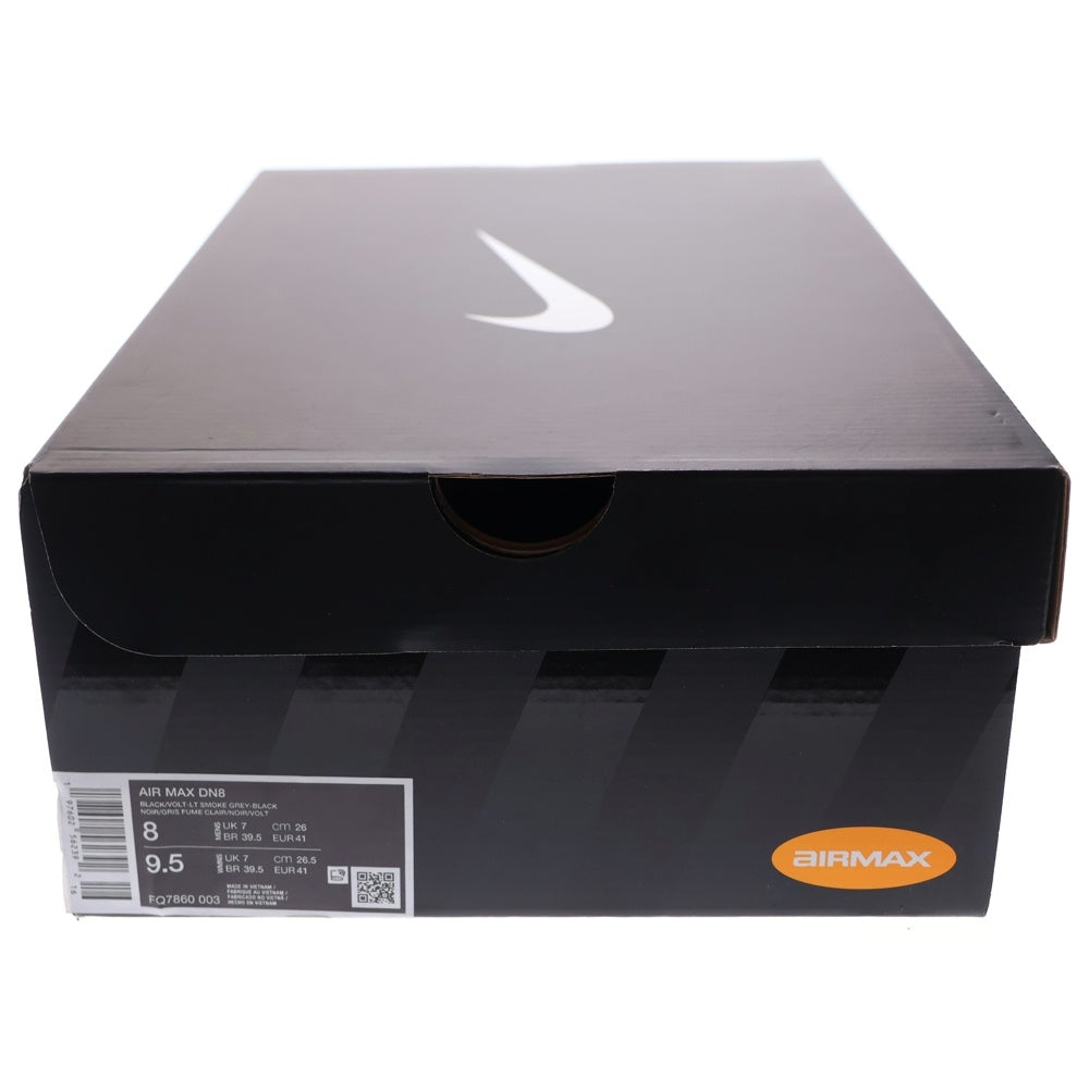 NIKE(ナイキ) AIR MAX DN8 BLACK LIGHT SMOKE GREY BLACK VOLT FQ7860-003 エアマックスDN8 ボルト ローカットスニーカー US8/26.0cm ブラック