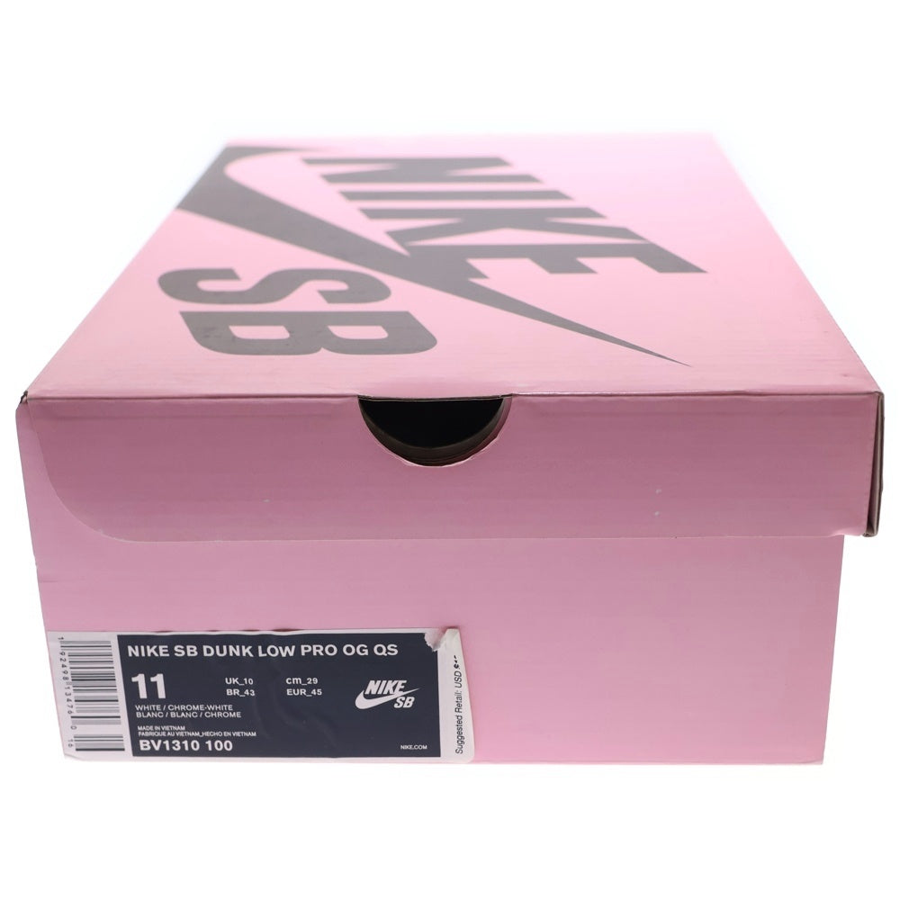 NIKE(ナイキ) ×DIAMOND SUPPLY DUNK LOW PRO OG QS BV1310-100 ダイヤモンドサプライ ダンク ローカットスニーカー ホワイト US11/29.0cm