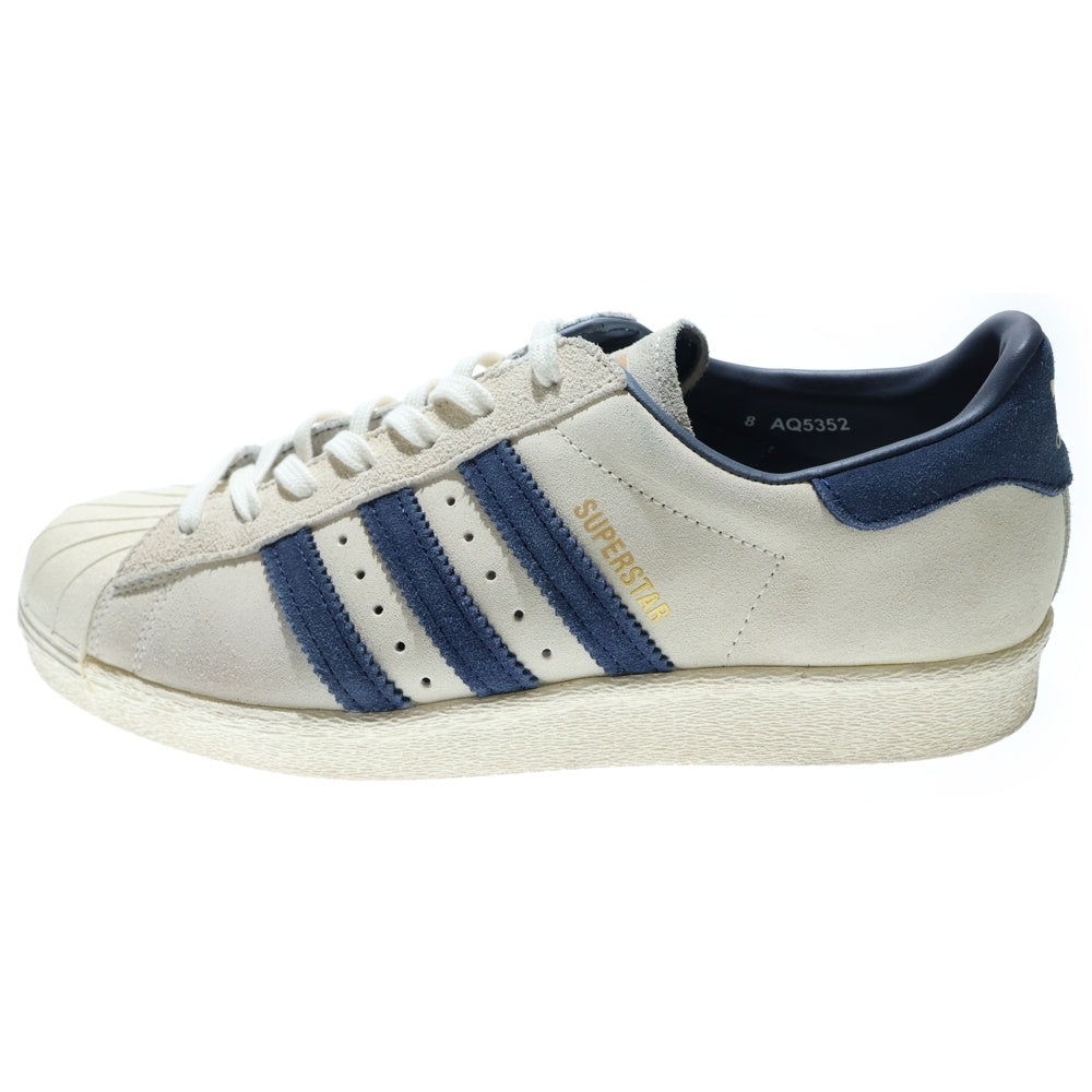 adidas(アディダス) SUPER STAR 80s BY AQ5352 ビューティアンドユース ローカットスニーカー US8.5/26.5cm ホワイト/ブルー