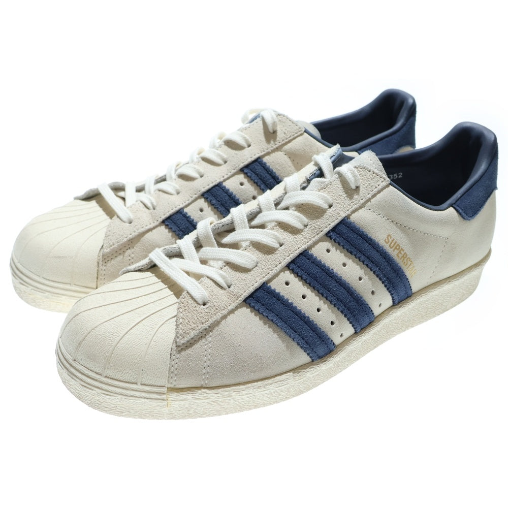 adidas(アディダス) SUPER STAR 80s BY AQ5352 ビューティアンドユース ローカットスニーカー US8.5/26.5cm ホワイト/ブルー
