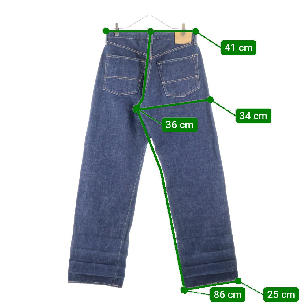BIG JOHN(ビッグジョン) 90s 赤耳 ワイドデニムパンツ ジーンズ インディゴ OR120B