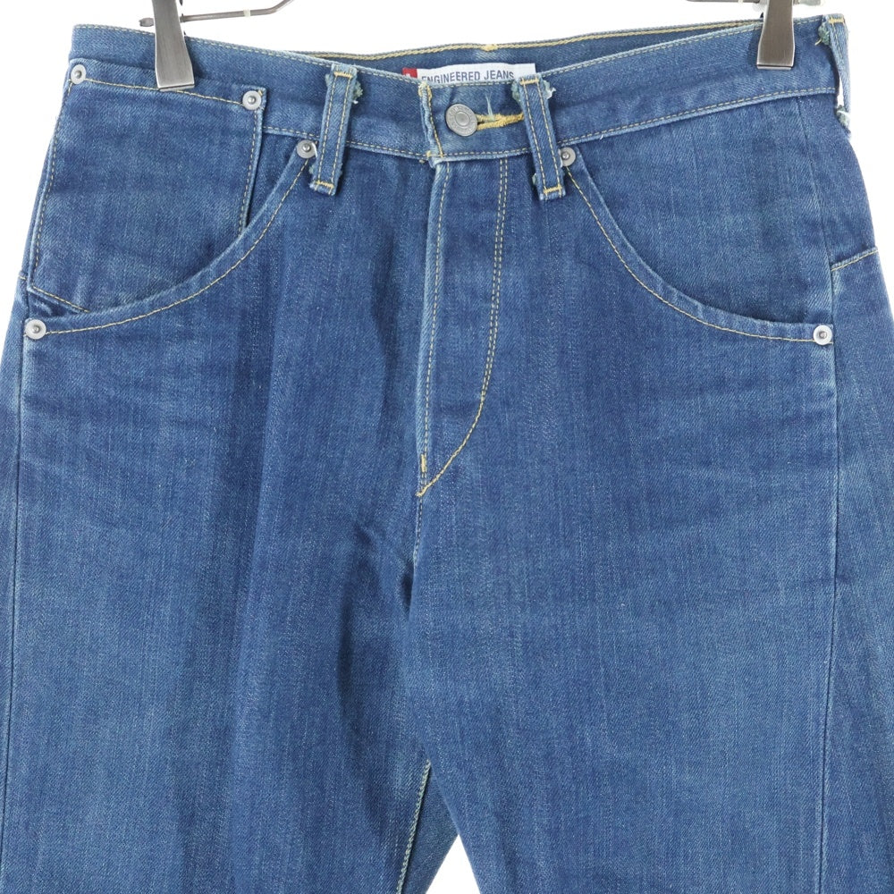 Levi's(リーバイス) ボタンフライ ストレートデニムパンツ ジーンズ ブルー00001-07