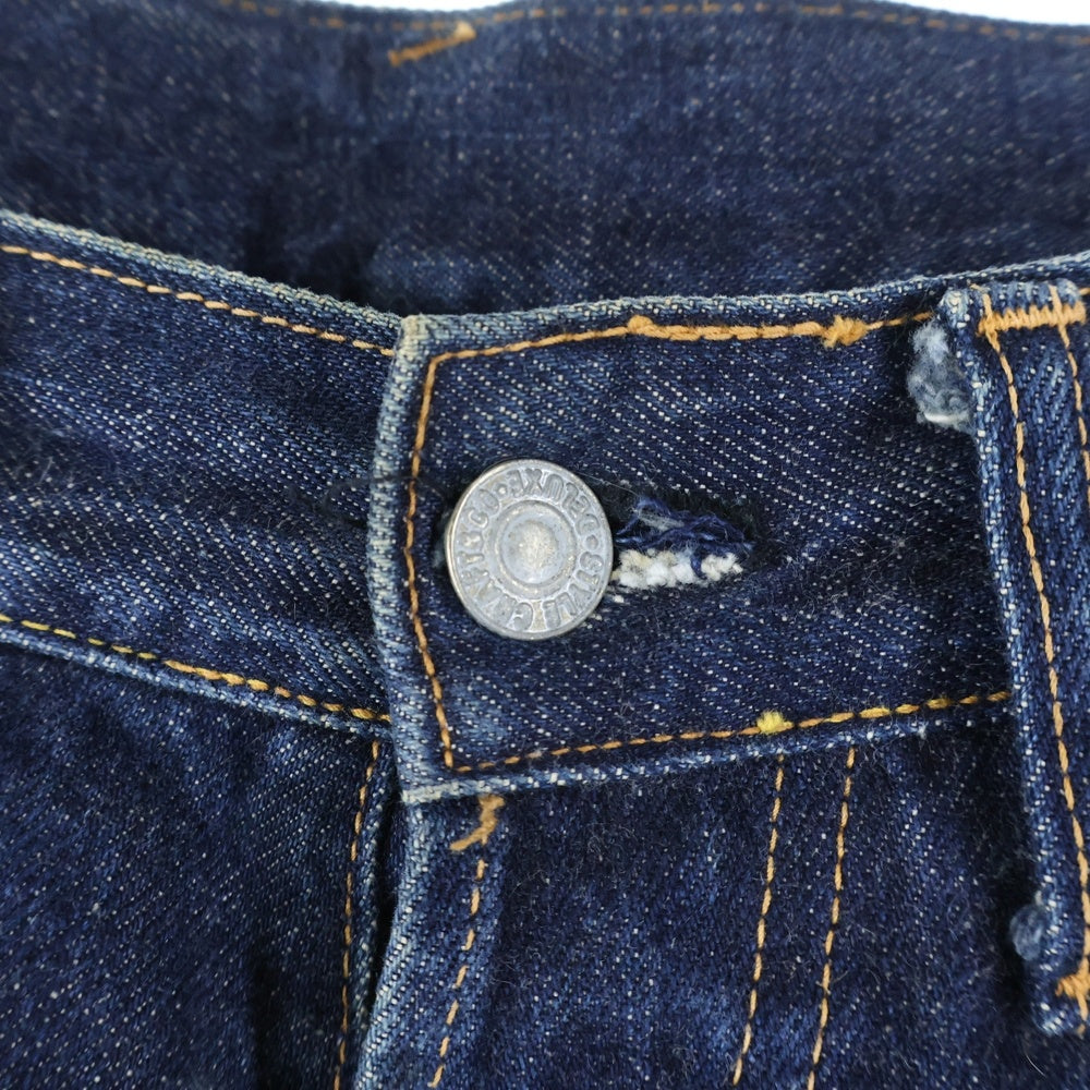 EVISU(エビス) ボタンフライ カモメペイント デニムパンツ ジーンズ インディゴ