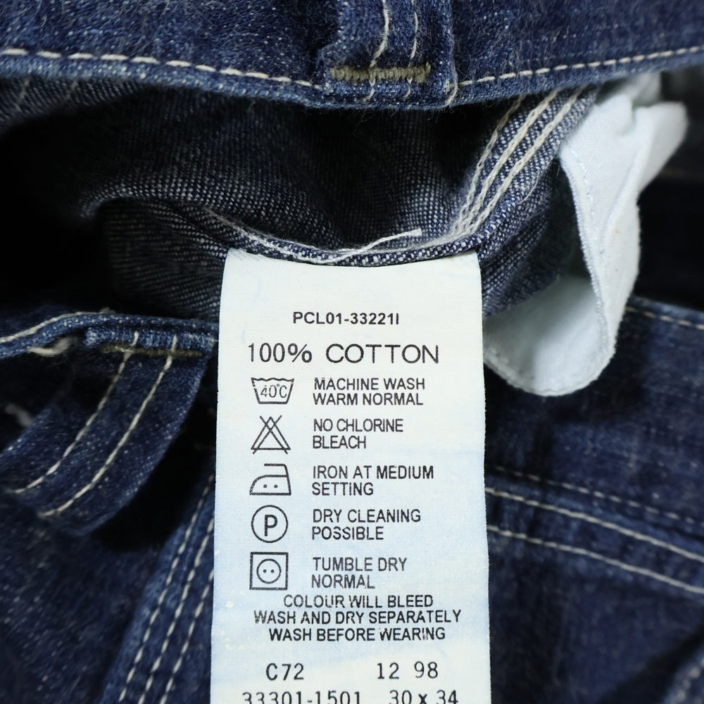 Levi's(リーバイス) ウォッシュ加工 デニムワークパンツ インディゴ 33301-1501