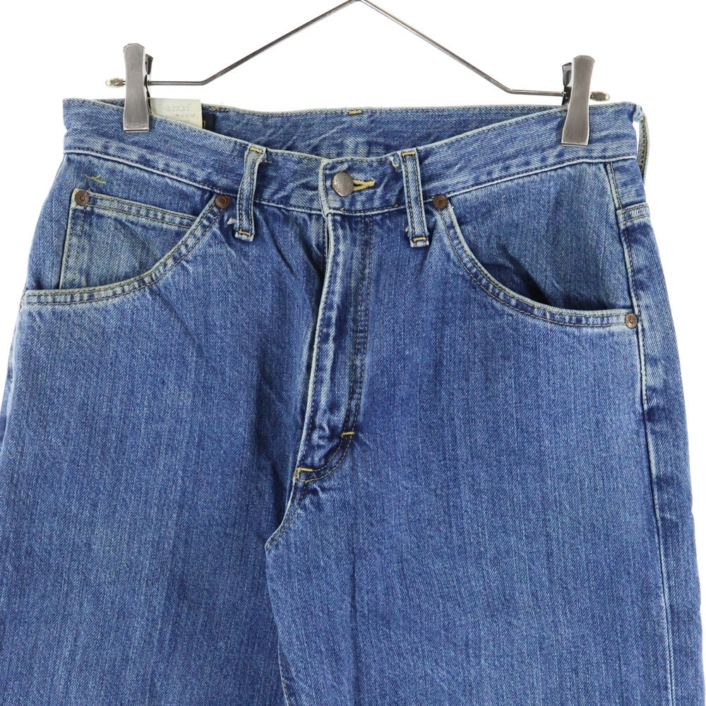 LEE(リー) 200 フルカット ウオッシュ加工 ストレートデニムパンツ ライトブルー