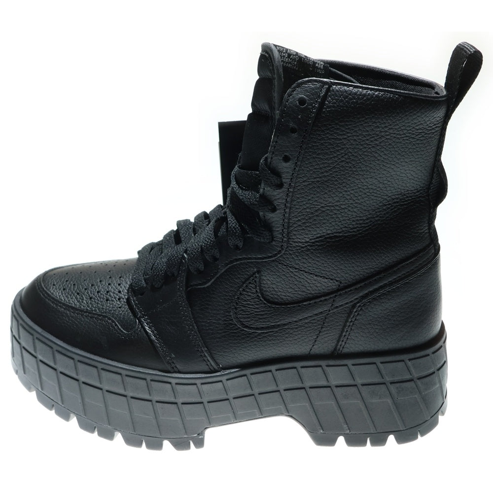 NIKE(ナイキ) WMNS AIR JORDAN 1 BROOKLYN FJ5737-001 ウィメンズ エアジョーダン 1 ハイカットブーツ ブルックリン US7.5/24.5cm ブラック レディース