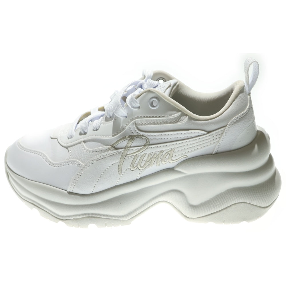 PUMA(プーマ) WMNS Cilia Wedge GL 404076-01 ウィメンズ シリア ウェッジ ローカットスニーカー UK6.5/25.5cm ホワイト レディース