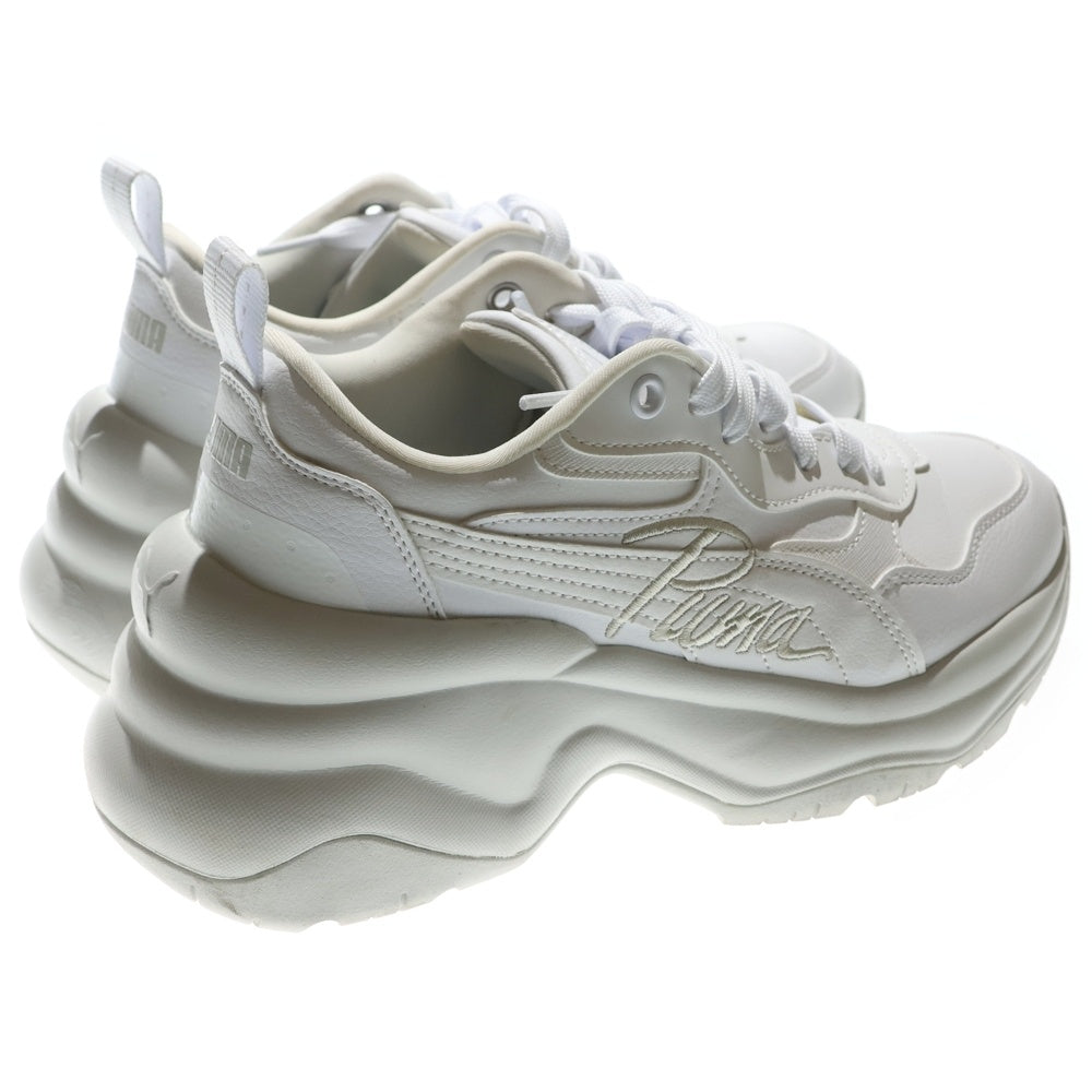 PUMA(プーマ) WMNS Cilia Wedge GL 404076-01 ウィメンズ シリア ウェッジ ローカットスニーカー UK6.5/25.5cm ホワイト レディース