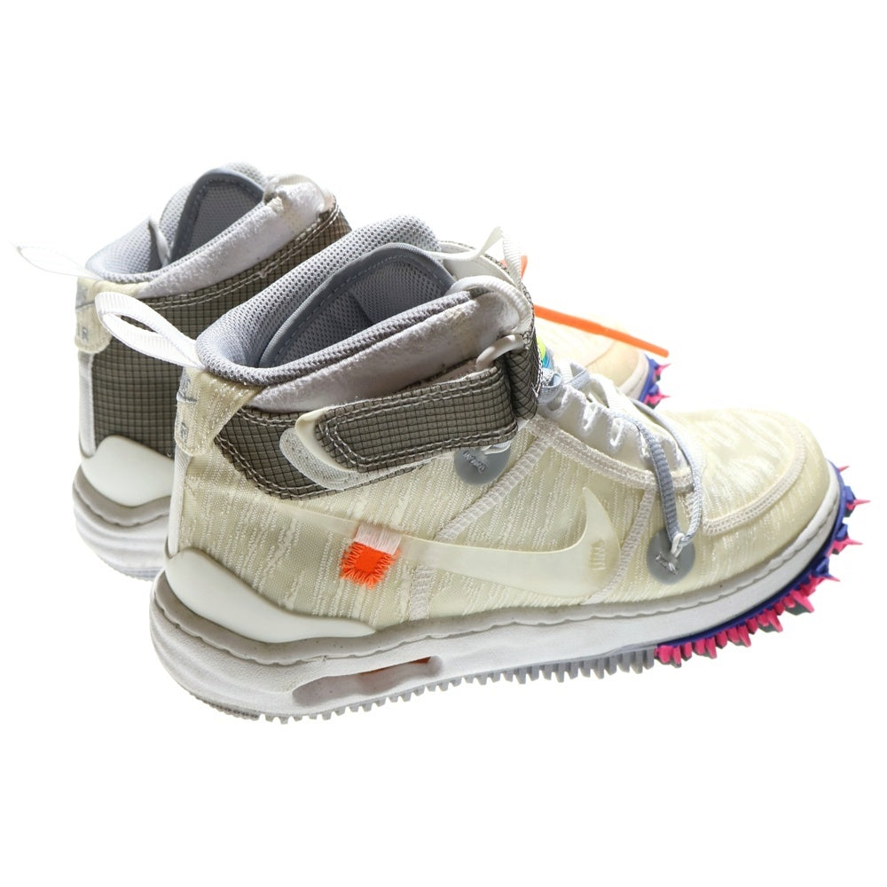 NIKE(ナイキ) ×OFF-WHITE AIR FORCE 1 MID WHITE DO6290-100 オフホワイト エアフォース ミッドカットスニーカー ホワイト US8.5/26.5cm