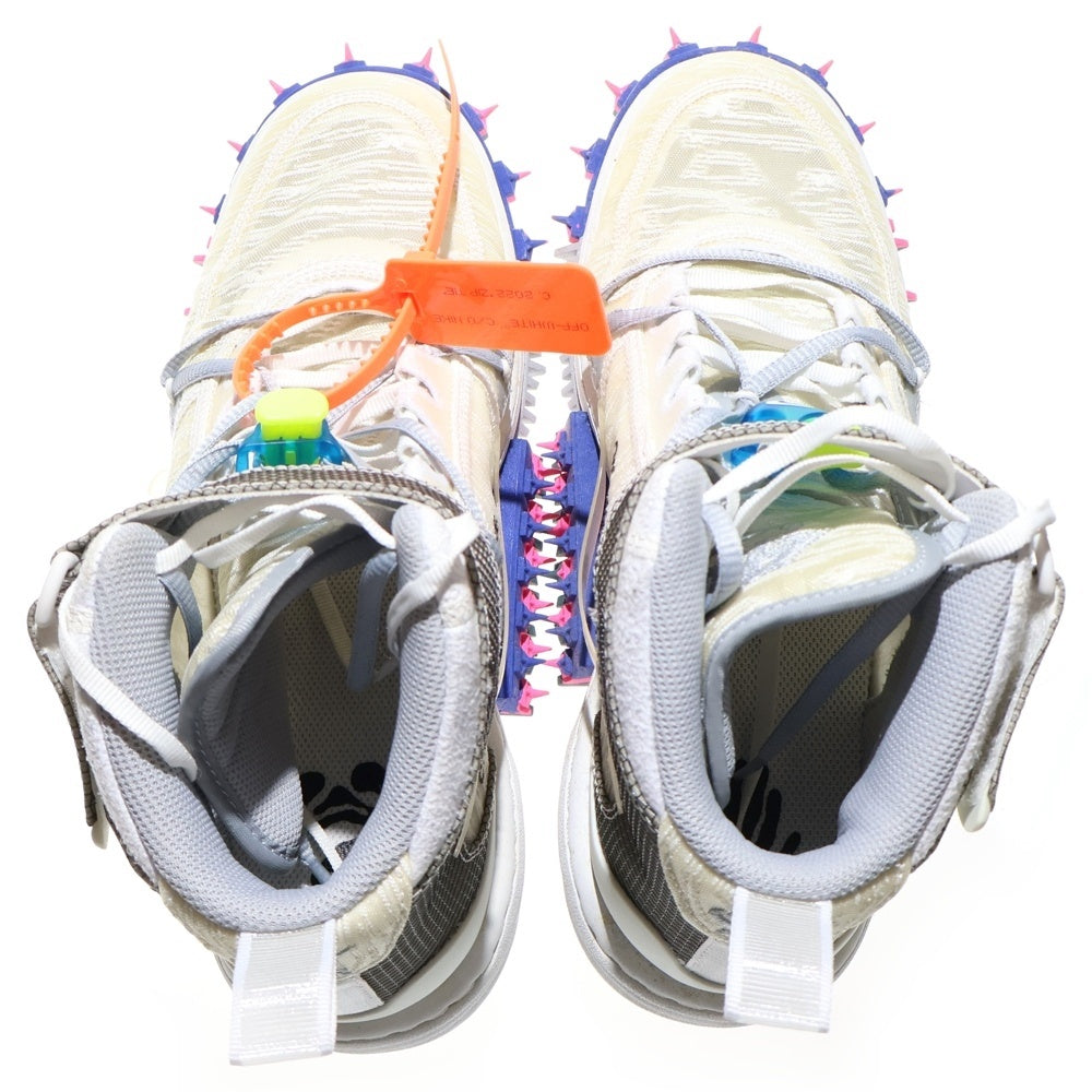 NIKE(ナイキ) ×OFF-WHITE AIR FORCE 1 MID WHITE DO6290-100 オフホワイト エアフォース ミッドカットスニーカー ホワイト US8.5/26.5cm