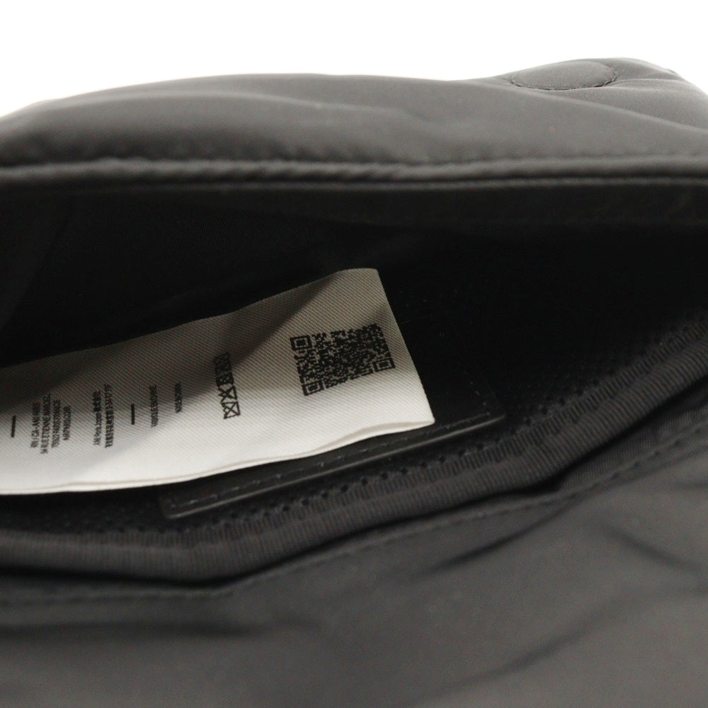 ami paris(アミパリス) 25AW Mardel Bag ULL710-AW0001-001 ナイロン フロントロゴワッペン ショルダーバッグ ブラック