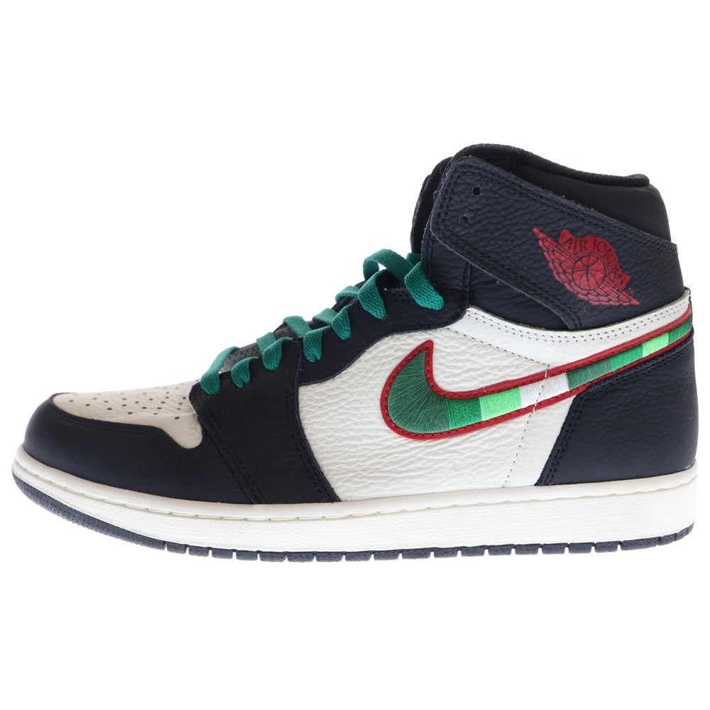 NIKE(ナイキ) AIR JORDAN 1 RETRO HIGH OG SPORTS ILLUSTRATED 555088-015 エアジョーダン1 レトロ スポーツイラストレイテッド ハイカットスニーカー US10.5/28.5cm ブラック