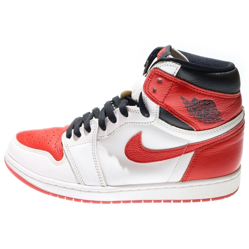 NIKE(ナイキ) AIR JORDAN 1 HIGH OG HERITAGE 555088-161 エアジョーダン 1 ヘリテージ ハイカットスニーカー US10.5/28.5cm ホワイト/レッド
