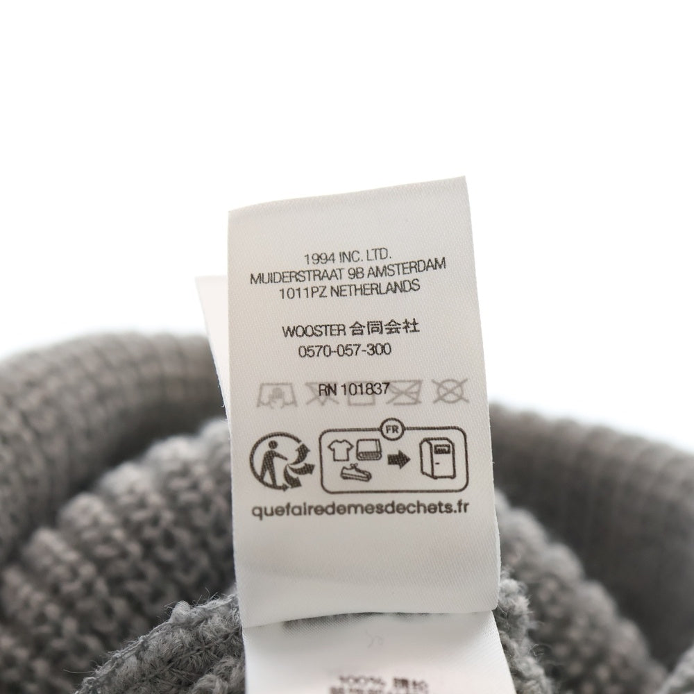 SUPREME(シュプリーム) 23AW Loose Gauge Beanie HEATHER GREY ロゴ刺繍 ルーズゲージ ニット ビーニー 帽子 グレー