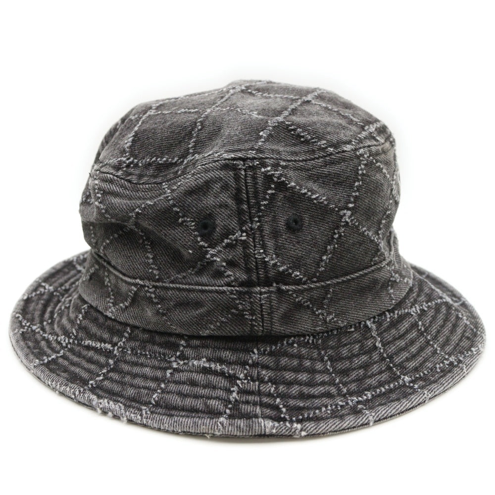 SUPREME(シュプリーム) 23AW Punched Denim Crusher パンチド デニム クラッシャー バケットハット グレー