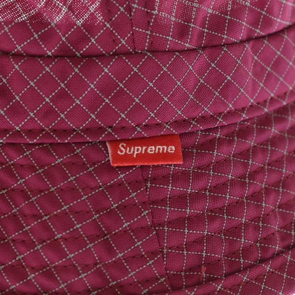 SUPREME(シュプリーム) 18AW Reflective Ripstop Low Crusher リフレクティブ リップストップ ロー クラッシャー バケットハット レッド