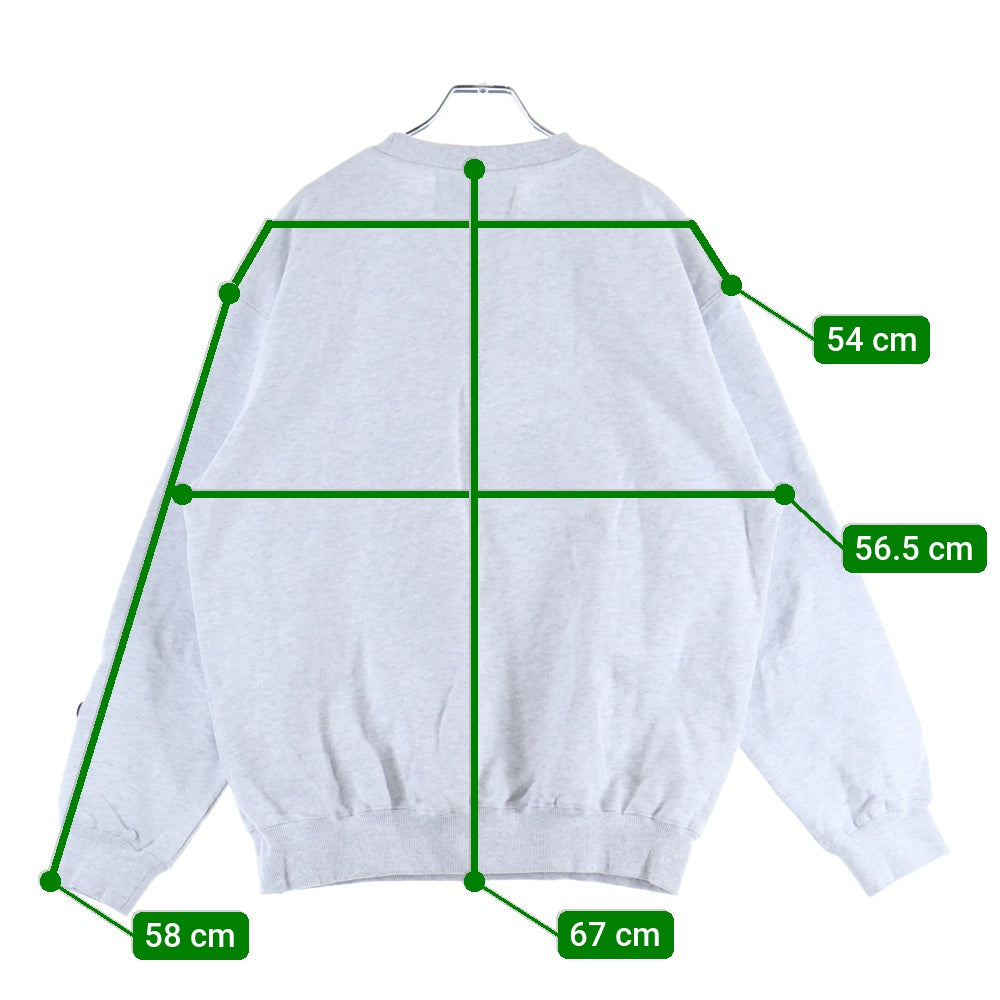 Hombre Nino(オンブレ ニーニョ) CREW NECK HN0242-CT0008 クルーネック トレーナー グレー