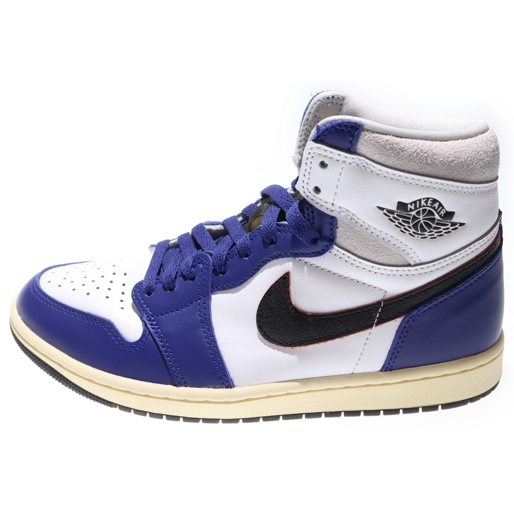 NIKE(ナイキ) AIR JORDAN 1 HIGH OG RARE AIR DEEP ROYAL BLUE DZ5485-100 エアジョーダン1 ハイ OG レア エア ディープロイヤルブルー ハイカットスニーカー US8/26.0cm