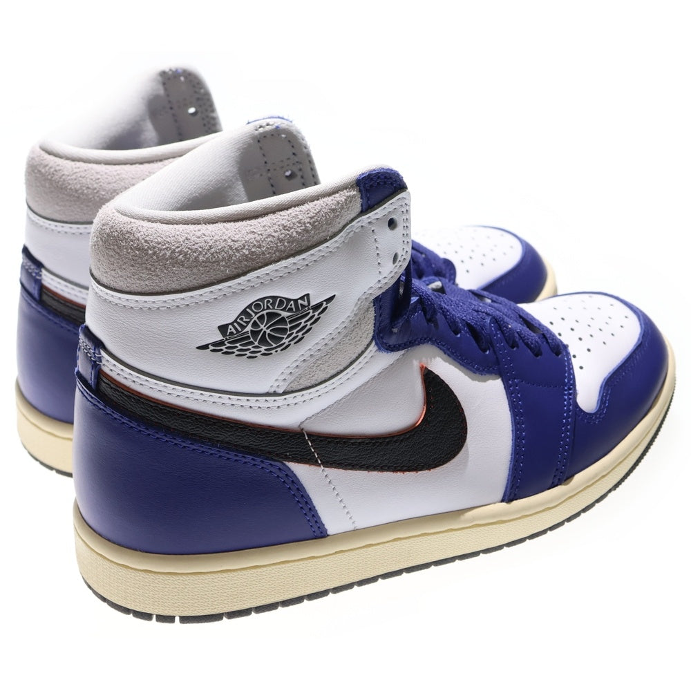 NIKE(ナイキ) AIR JORDAN 1 HIGH OG RARE AIR DEEP ROYAL BLUE DZ5485-100 エアジョーダン1 ハイ OG レア エア ディープロイヤルブルー ハイカットスニーカー US8/26.0cm