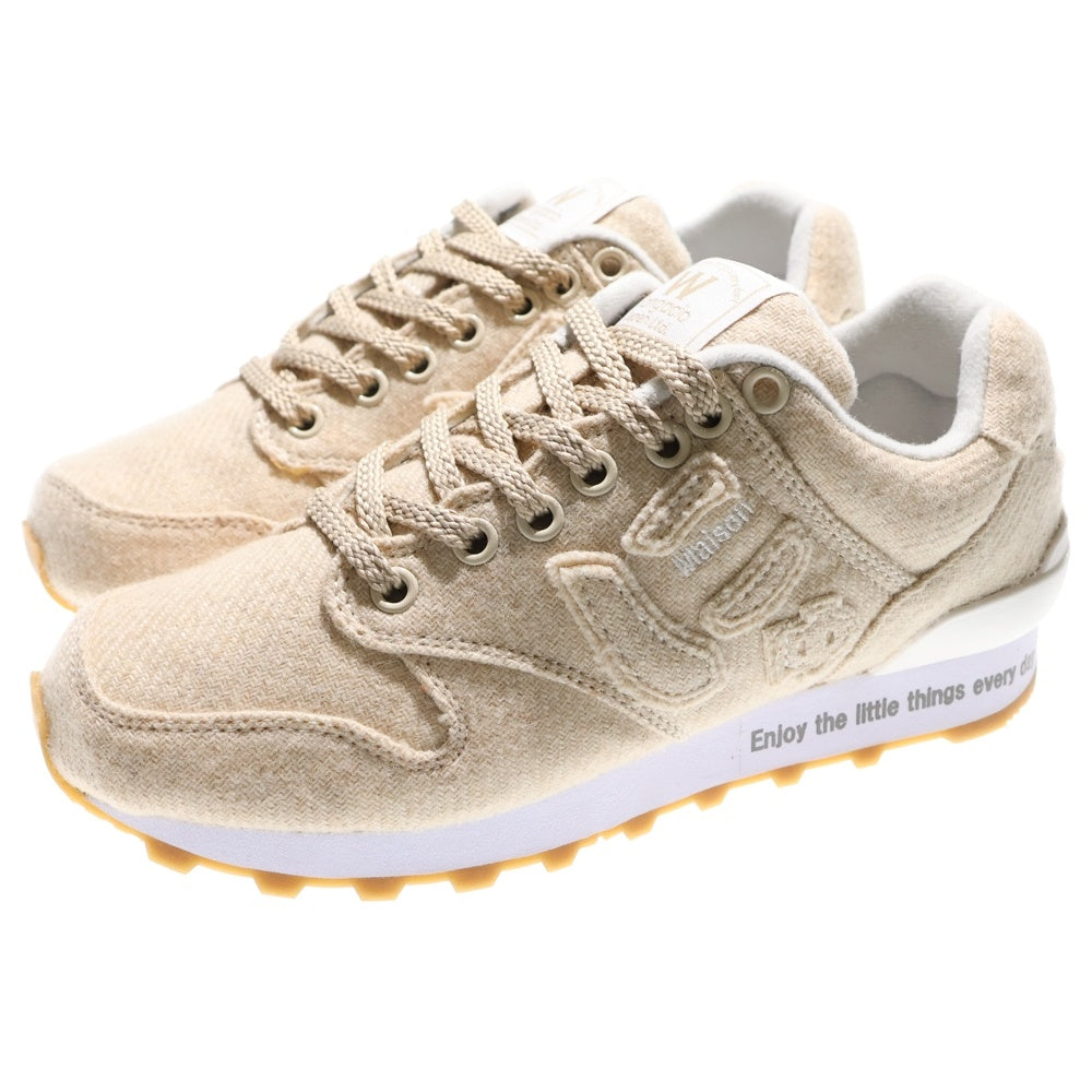 Sangacio(サンガッチョ) ×Wako'sRoom ワコズルーム にゅ～ず ローカットスニーカー US4.5/22.5cm ベージュ レディース