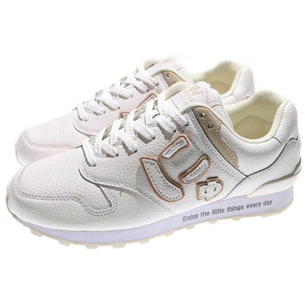 Sangacio(サンガッチョ) ×Wako'sRoom ワコズルーム にゅ～ず ローカットスニーカー US6.5/24.5cm ホワイト レディース