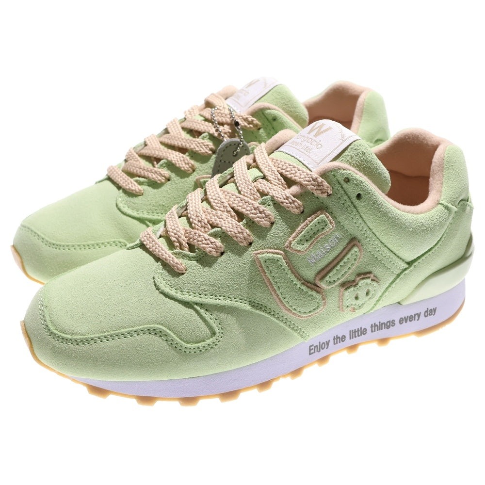 Sangacio(サンガッチョ) ×Wako'sRoom ワコズルーム にゅ～ず ローカットスニーカー US5.5/23.5cm グリーン レディース