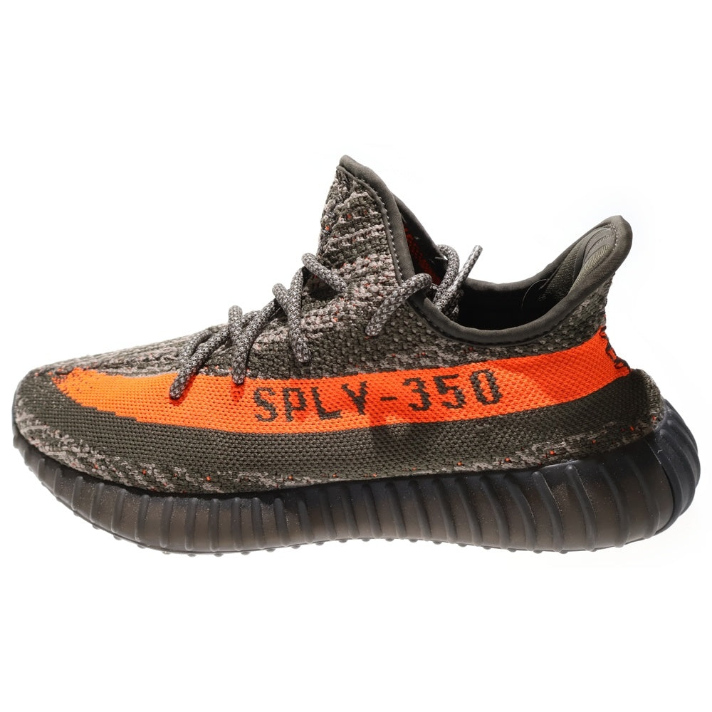 adidas(アディダス) YEEZY BOOST 350 V2 CABON BELUGA HQ7045 イージーブースト350V2 カーボンベルーガ ローカットスニーカー US7.5/25.5cm カーキ/オレンジ