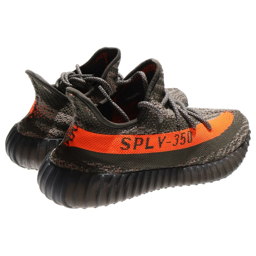adidas(アディダス) YEEZY BOOST 350 V2 CABON BELUGA HQ7045 イージーブースト350V2 カーボンベルーガ ローカットスニーカー US7.5/25.5cm カーキ/オレンジ