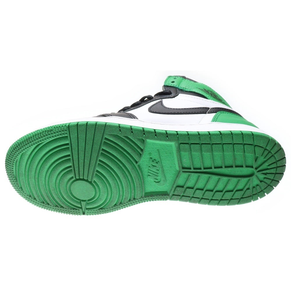 NIKE(ナイキ) AIR JORDAN 1 HIGH OG GS FD1437-031 エア ジョーダン 1 レトロ ハイ OG GS ハイカットスニーカー US6.5Y/24.5cm グリーン/ブラック/ホワイト レディース