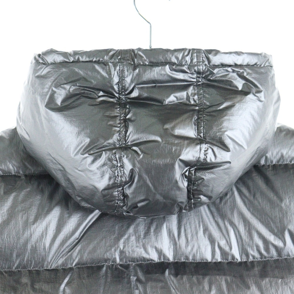 BALMAIN(バルマン) ロゴプリント マルチジップ ダウンベスト シルバー