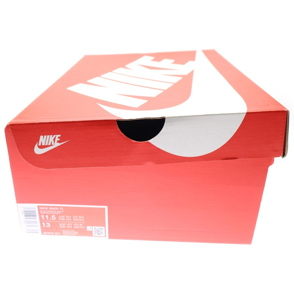 NIKE(ナイキ) Shox TL Black/Varsity Maize ショックス TL ブラック/バーシティメイズ IB7670-001