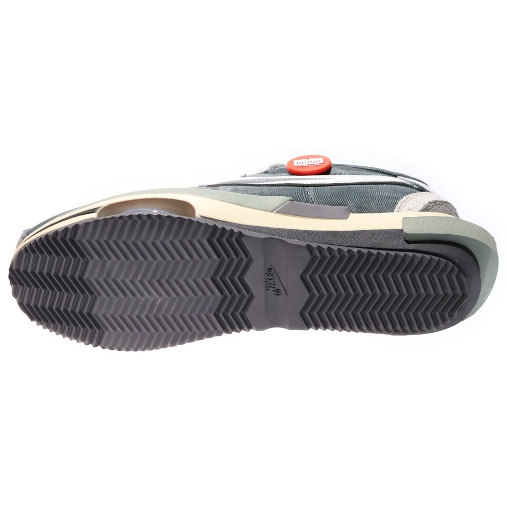 NIKE(ナイキ) ×SACAI ZOOM CORTEZ IRON GREY DQ0581-001 サカイ ズーム コルテッツ アイロン ローカットスニーカー US9.5/27.5cm グレー