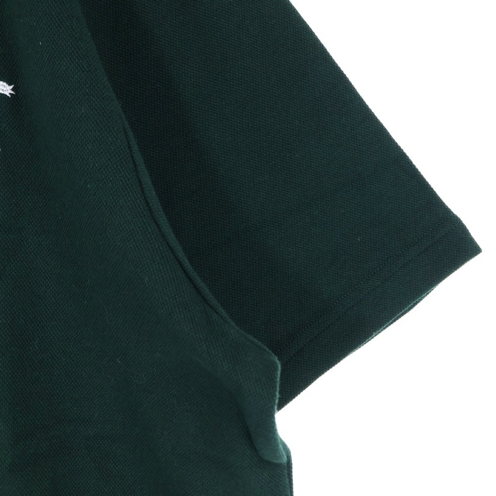 KITH(キス) 25SS フロントロゴ刺繍 コットン ポロシャツ グリーン