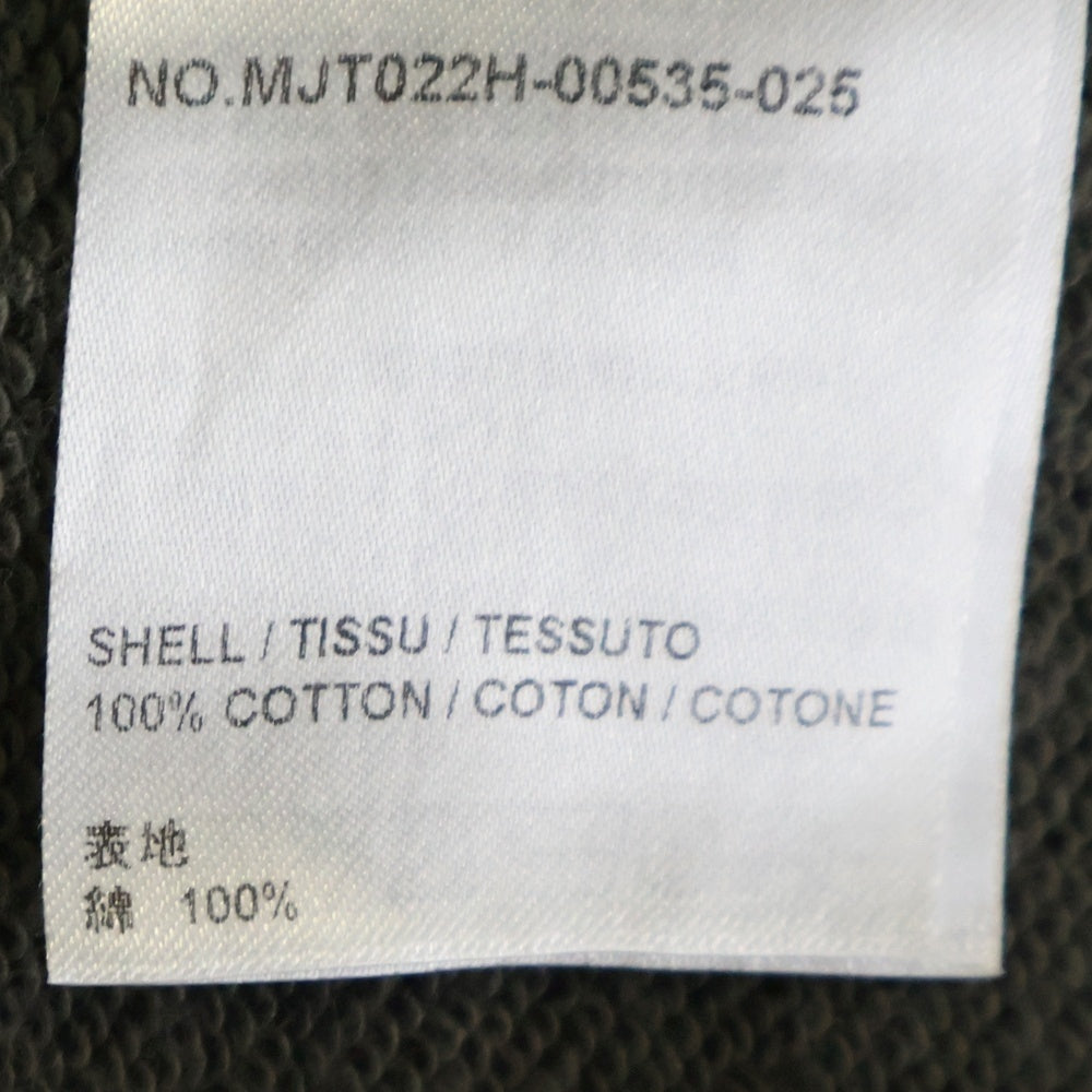 THOM BROWNE(トムブラウン) 4BAR コットン MJT022H-00535-025 ジップアップパーカー シルバー金具 グレー