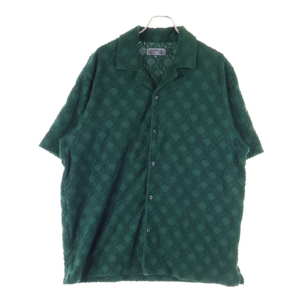 KITH(キス) 25SS パイル生地 半袖シャツ ハーフパンツ セットアップ グリーン