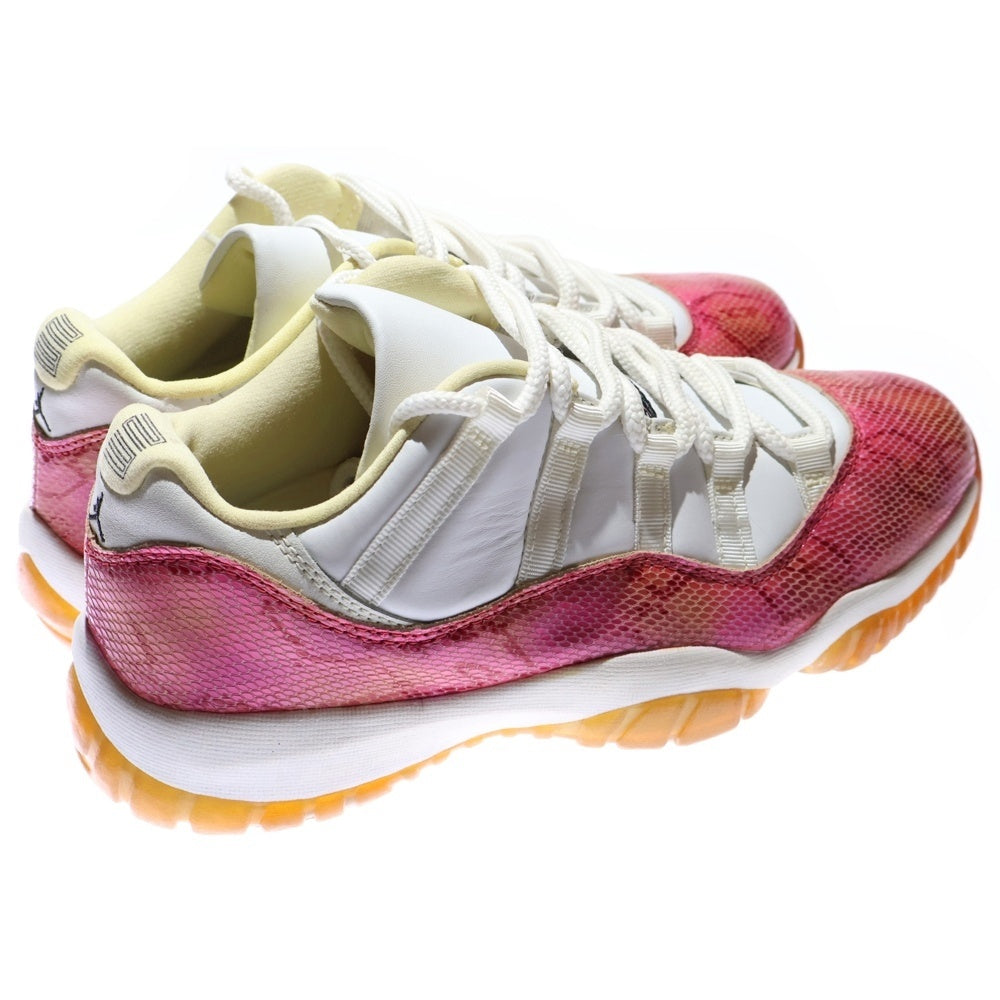 NIKE(ナイキ) 【観賞用2001年製】WMNS AIR JORDAN 11 833003-103 ウィメンズ エアジョーダン11 スネークスキン ローカットスニーカー US11/29.0cm ピンク/ホワイト