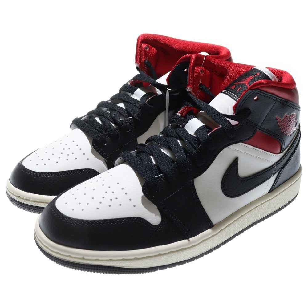 NIKE(ナイキ) WMNS AIR JORDAN 1 MID GYM RED BQ6472-061 ウィメンズ エアジョーダン ジムレッド ミッドカットスニーカー レッド/ブラック US9/26.0cm レディース