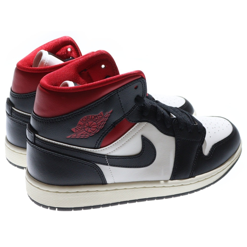 NIKE(ナイキ) WMNS AIR JORDAN 1 MID GYM RED BQ6472-061 ウィメンズ エアジョーダン ジムレッド ミッドカットスニーカー レッド/ブラック US9/26.0cm レディース