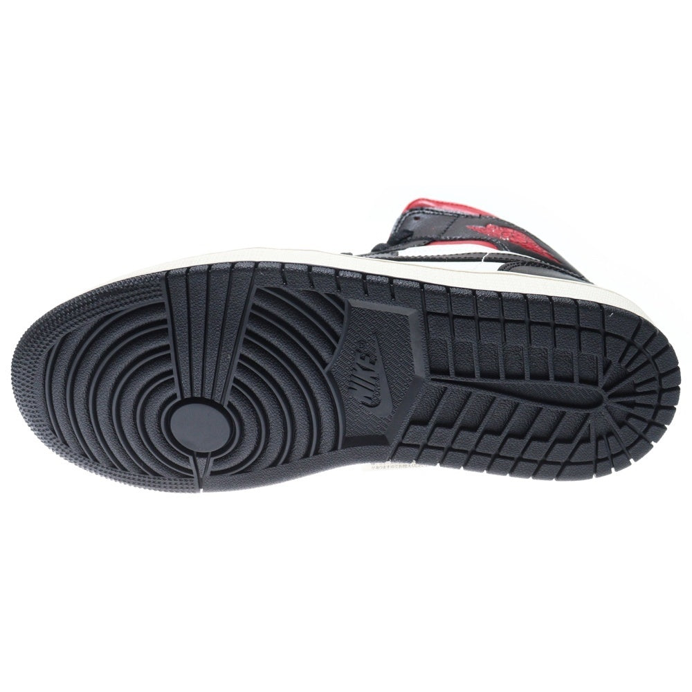 NIKE(ナイキ) WMNS AIR JORDAN 1 MID GYM RED BQ6472-061 ウィメンズ エアジョーダン ジムレッド ミッドカットスニーカー レッド/ブラック US9/26.0cm レディース