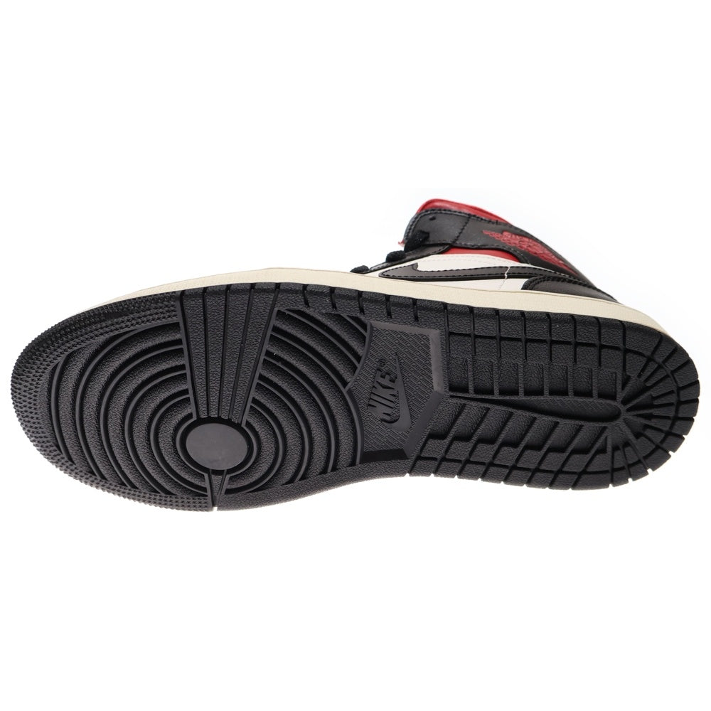 NIKE(ナイキ) WMNS AIR JORDAN 1 MID GYM RED BQ6472-061 ウィメンズ エアジョーダン ジムレッド ミッドカットスニーカー レッド/ブラック US9/26.0cm レディース