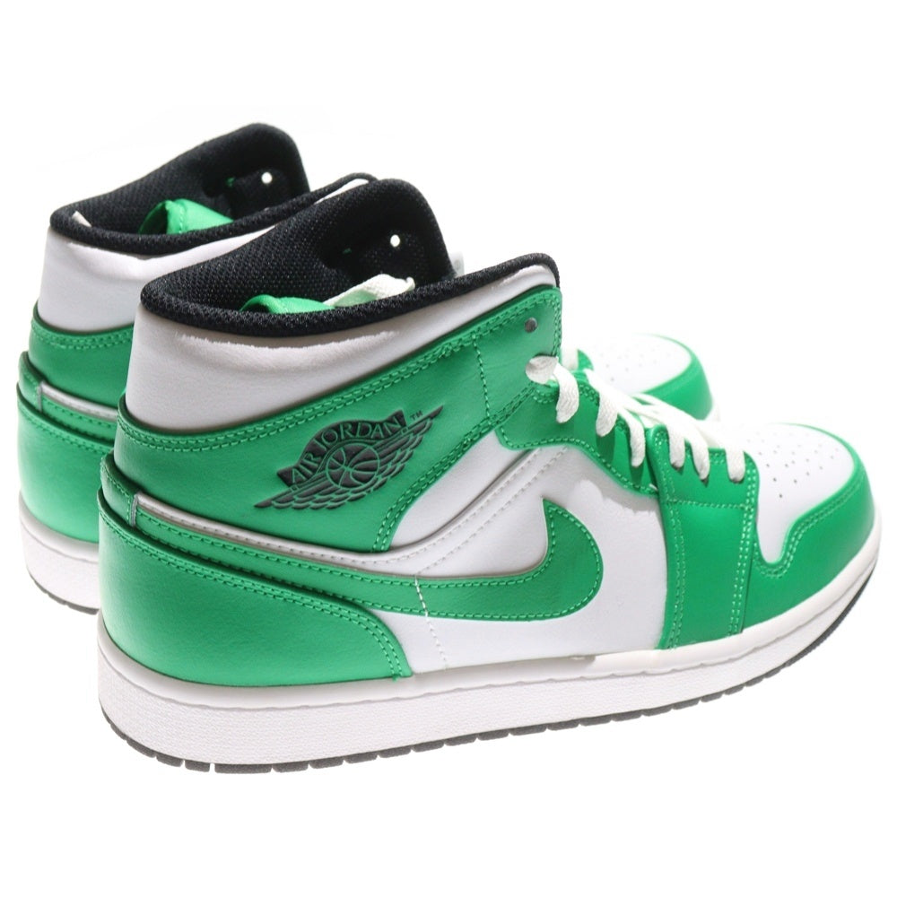 NIKE(ナイキ) AIR JORDAN 1 MID LUCKY GREEN DQ8426-301 エアジョーダン1 ミッド ラッキーグリーン ミッドカットスニーカー ホワイト/グリーン US10/28.0cm