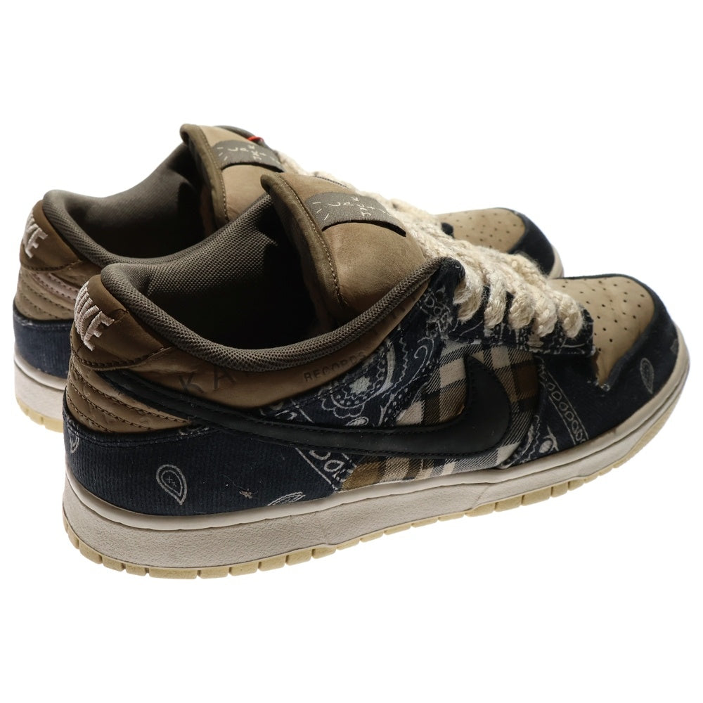 NIKE SB(ナイキエスビー) ×TRAVIS SCOTT SB DUNK LOW PRM QS CACTUS JACK CT5053-001 トラヴィススコット SBダンクロー カクタスジャック ローカットスニーカー US10/28.0cm