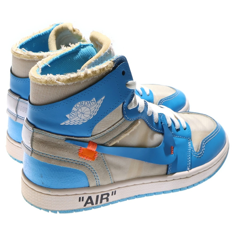 NIKE(ナイキ) ×OFF-WHITE AIR JORDAN 1 POWDER BLUE UNC AQ0818-148