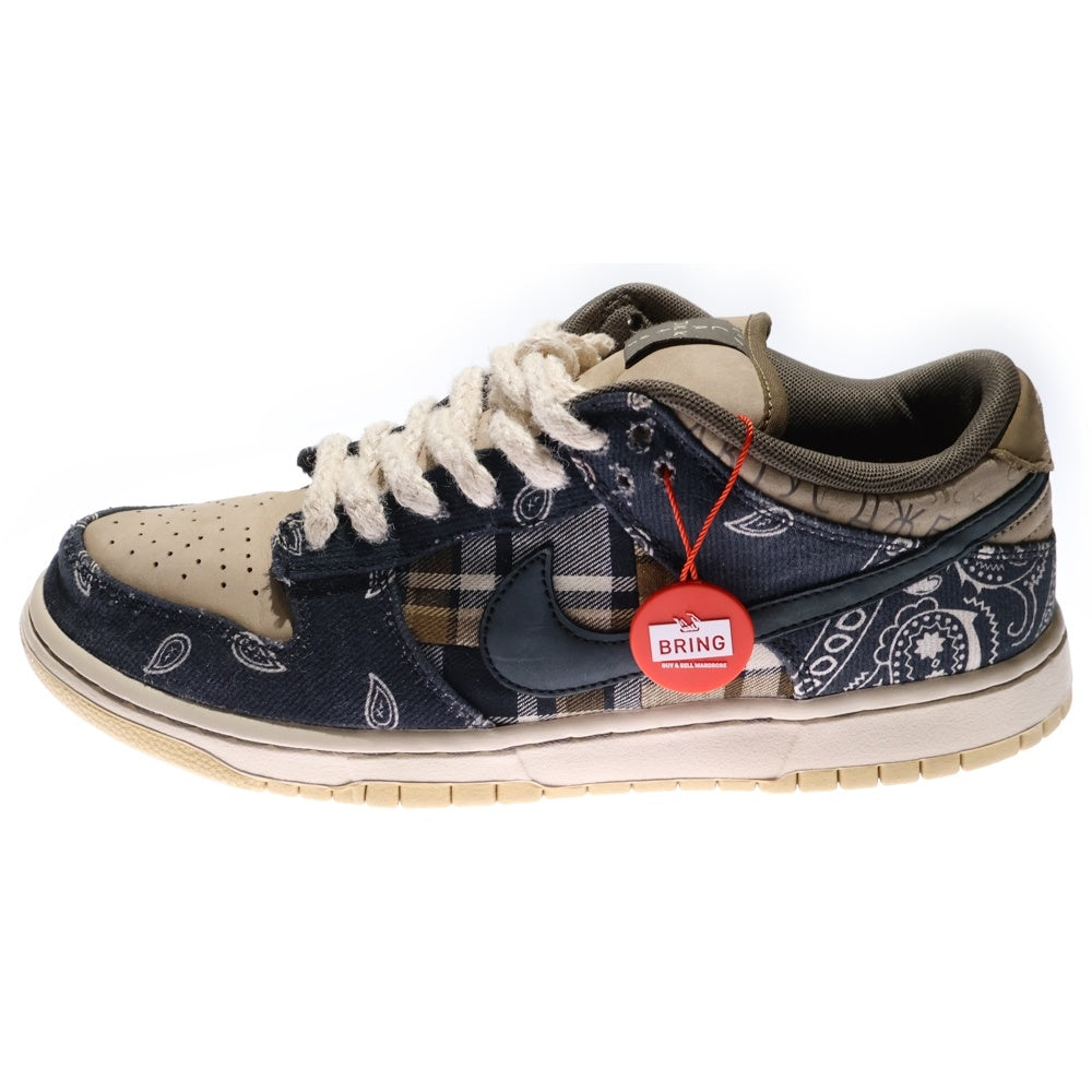NIKE SB(ナイキエスビー) ×TRAVIS SCOTT SB DUNK LOW PRM QS CACTUS JACK CT5053-001 トラヴィススコット SBダンクロー カクタスジャック ローカットスニーカー US9.5/27.5cm
