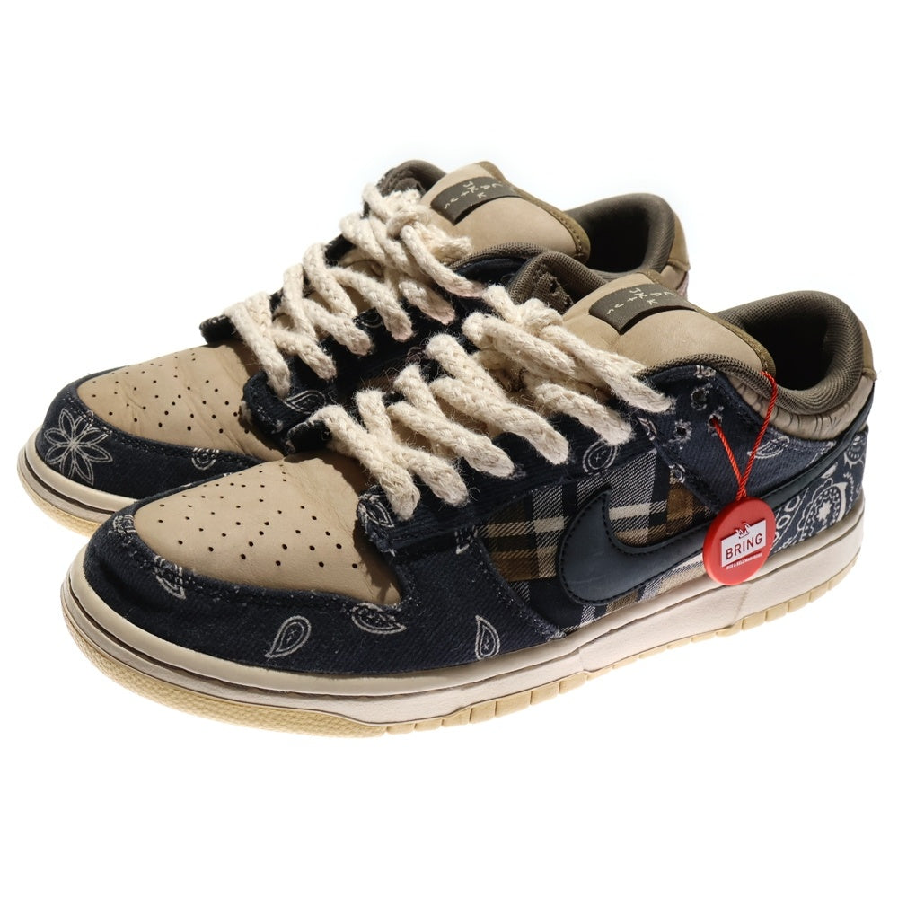 NIKE SB(ナイキエスビー) ×TRAVIS SCOTT SB DUNK LOW PRM QS CACTUS JACK CT5053-001 トラヴィススコット SBダンクロー カクタスジャック ローカットスニーカー US9.5/27.5cm