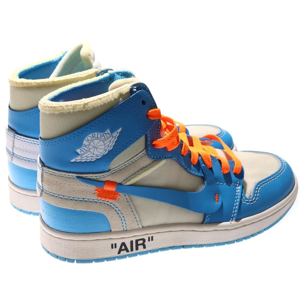 NIKE(ナイキ) ×OFF-WHITE AIR JORDAN 1 POWDER BLUE UNC AQ0818-148