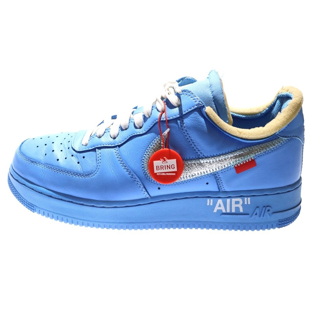 NIKE(ナイキ) ×OFF-WHITE AIR FORCE 1 LOW MCA CI1173-400 オフホワイト エムシーエーエアフォース1 ローカットスニーカー ブルー US9/27.0cm